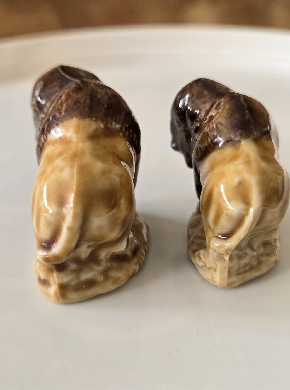 Wade Red Rose Tea Figurines Large & Small Bison Buffalo - Picture 2 of 6